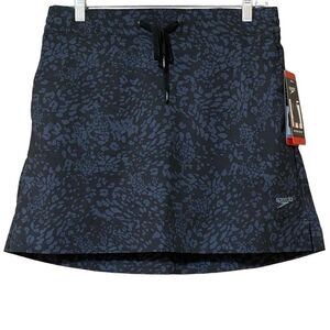 Speedo Woven Skort Women’s Medium Black Tennis Activewear Sportswear Summer NWT